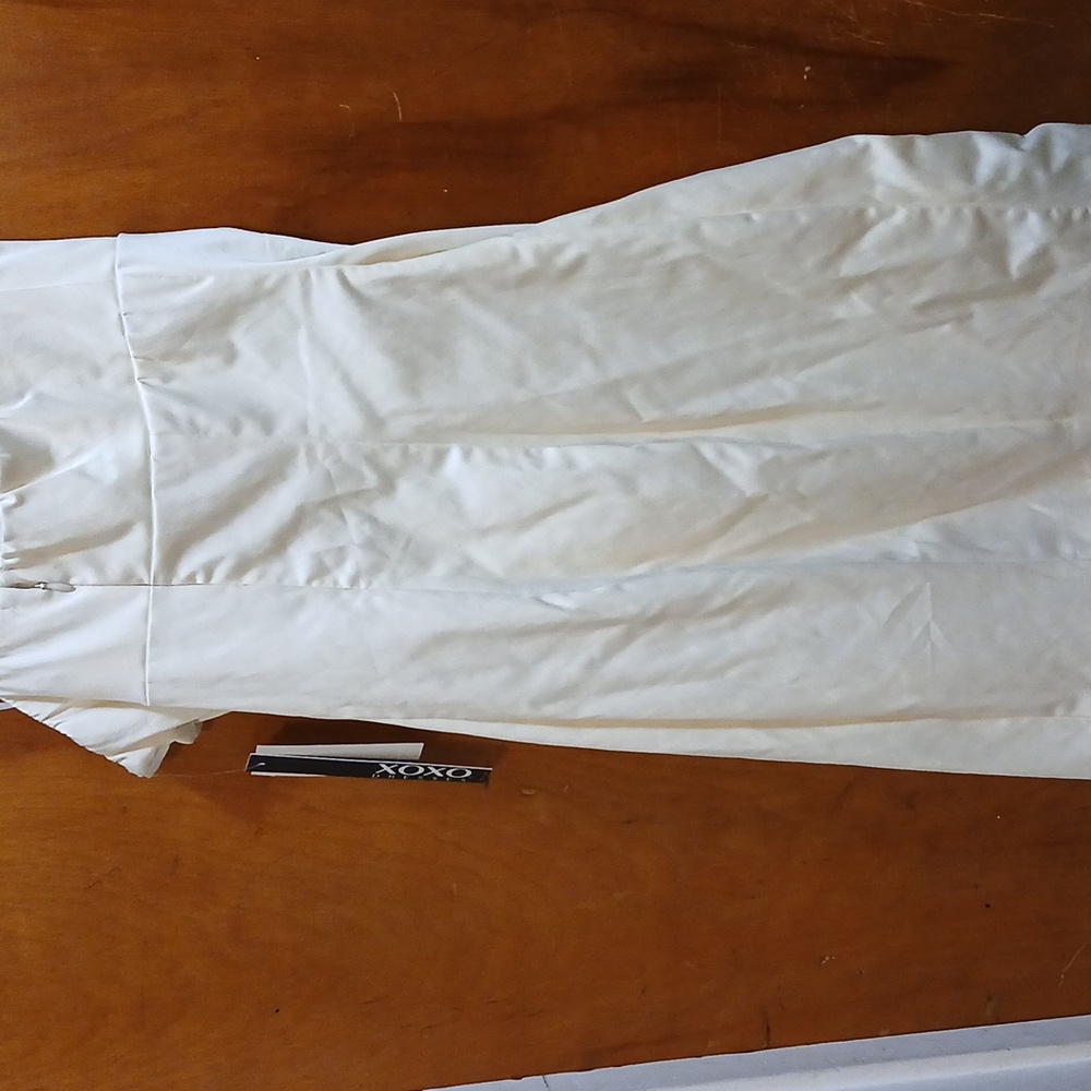 XOXO cream colored one strap formal dress - Picture 5 of 6